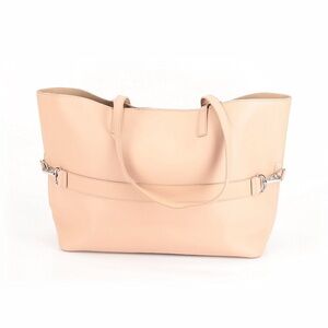 Away Latitude Cream Leather Tote Bag